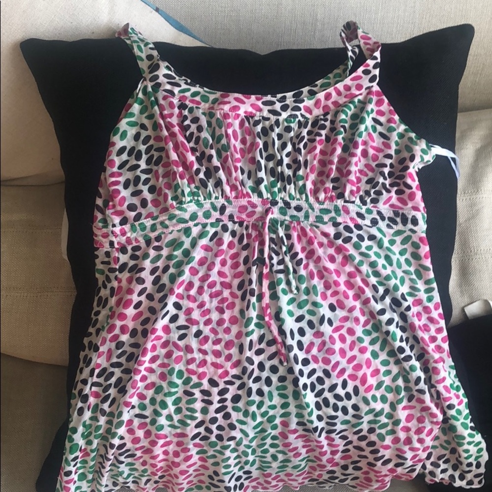 DVF Pink Black and Green Cami